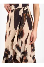 Jupe à volants à motifs 041178