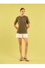 050733 Crew Neck Oversize T-Shirt