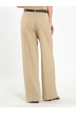 031661 Straight Cut Belted Trousers