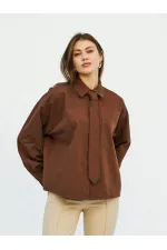 080733 Kravatlı Tek Cep Gömlek