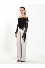 031659 Tencel Straight Leg Trousers 031659 Tencel Straight Leg Trousers