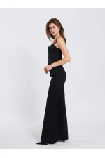 071781 Tek Omzu Askılı Asimetrik Bluz