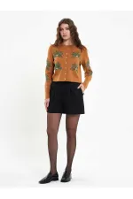 150525 Palm Tree Beaded Cardigan