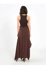 111711 Embellished Belted Dress