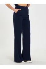 Pantalon à ceinture droite 031657