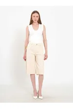 010878 Relaxed Fit Bermuda Denim Shorts