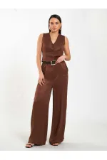031624 Belt Detail Single Pleat Trousers