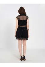 080821 Sleeveless Sequined Embellished Shirt 080821 Sleeveless Sequined Embellished Shirt