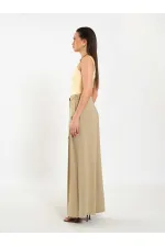 031641 Double Pleated Trousers with Trim