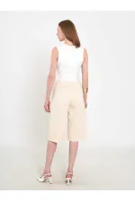 010878 Relaxed Fit Bermuda Denim Shorts