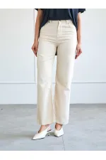 031666 Düz Paça Orta Bel Jeans