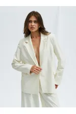 130984 Tek Düğmeli Blazer Ceket