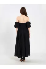 111736 Balloon Sleeve Cotton Dress 111736 Balloon Sleeve Cotton Dress