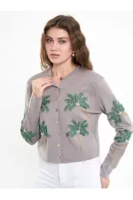 150525 Palmiye Boncuklu Hırka