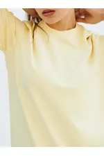 050733 Crew Neck Oversize T-Shirt