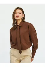 080733 Kravatlı Tek Cep Gömlek