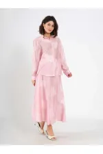 080781 Embroidered Oversize Shirt