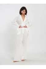 Pantalon à ceinture droite 031663