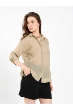 080825 Cotton Shirt with Hem 080825 Cotton Shirt with Hem