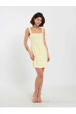 Robe courte boutonnée 111707