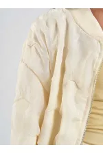 160893 Bomber Fermuarlı Ceket