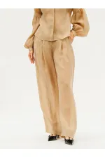 220579 Balloon Sleeve Shirt and Trouser Set