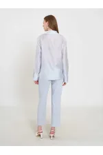 080820 Tencel Shirt with Lace Details