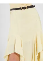 111711 Embellished Belted Dress