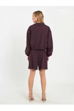 160896 Veste bomber à fermeture éclair frontale