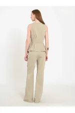 120746 Stella Waist-Fitted Vest