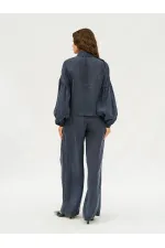 220579 Balon Kol Gömlek Pantolon Takım