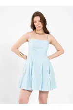 Robe mini déesse à bretelles 111728 Robe mini déesse à bretelles 111728