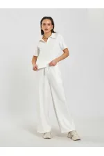 Pantalon à taille élastique 031628