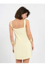 Robe courte boutonnée 111707