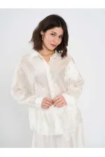 Chemise oversize brodée 080781