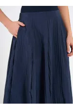 Jupe midi évasée 041188 avec dos élastiqué