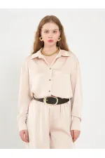 080771 Basic Saten Gömlek