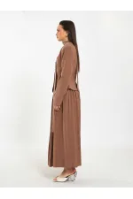 131049 Veste châle à col en V