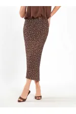 Jupe midi à sequins 041185