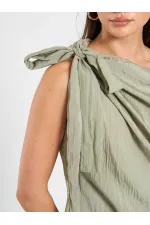 071886 One Shoulder Blouse