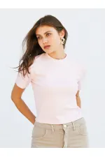 050734 Crew Neck Crop T-Shirt