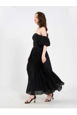 111736 Balloon Sleeve Cotton Dress 111736 Balloon Sleeve Cotton Dress