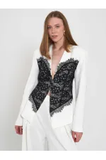 131064 Lace Corset Fit Jacket