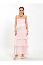 041040 Layered Ruffled Skirt