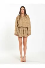 160893 Bomber Fermuarlı Ceket