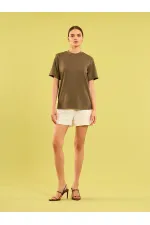 050733 Crew Neck Oversize T-Shirt