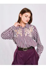 080716 Yakma Detaylı Gömlek