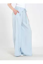 031678 Beli Lastik Detaylı Belden Bağlamalı Pantolon 031678 Beli Lastik Detaylı Belden Bağlamalı Pantolon