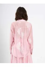080781 Embroidered Oversize Shirt