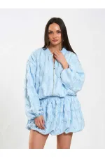 160893 Bomber Fermuarlı Ceket